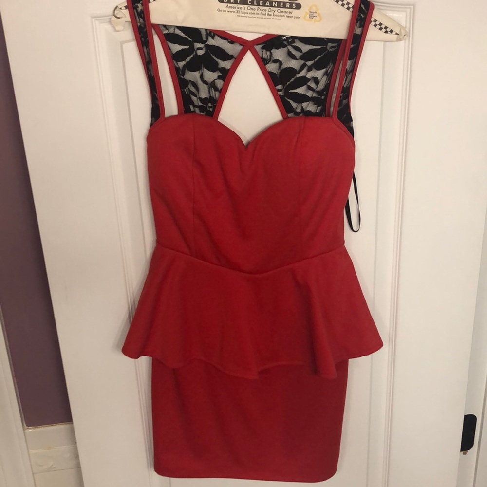 Papaya Night Out Red Dress